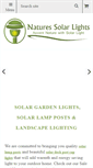 Mobile Screenshot of naturessolarlights.com